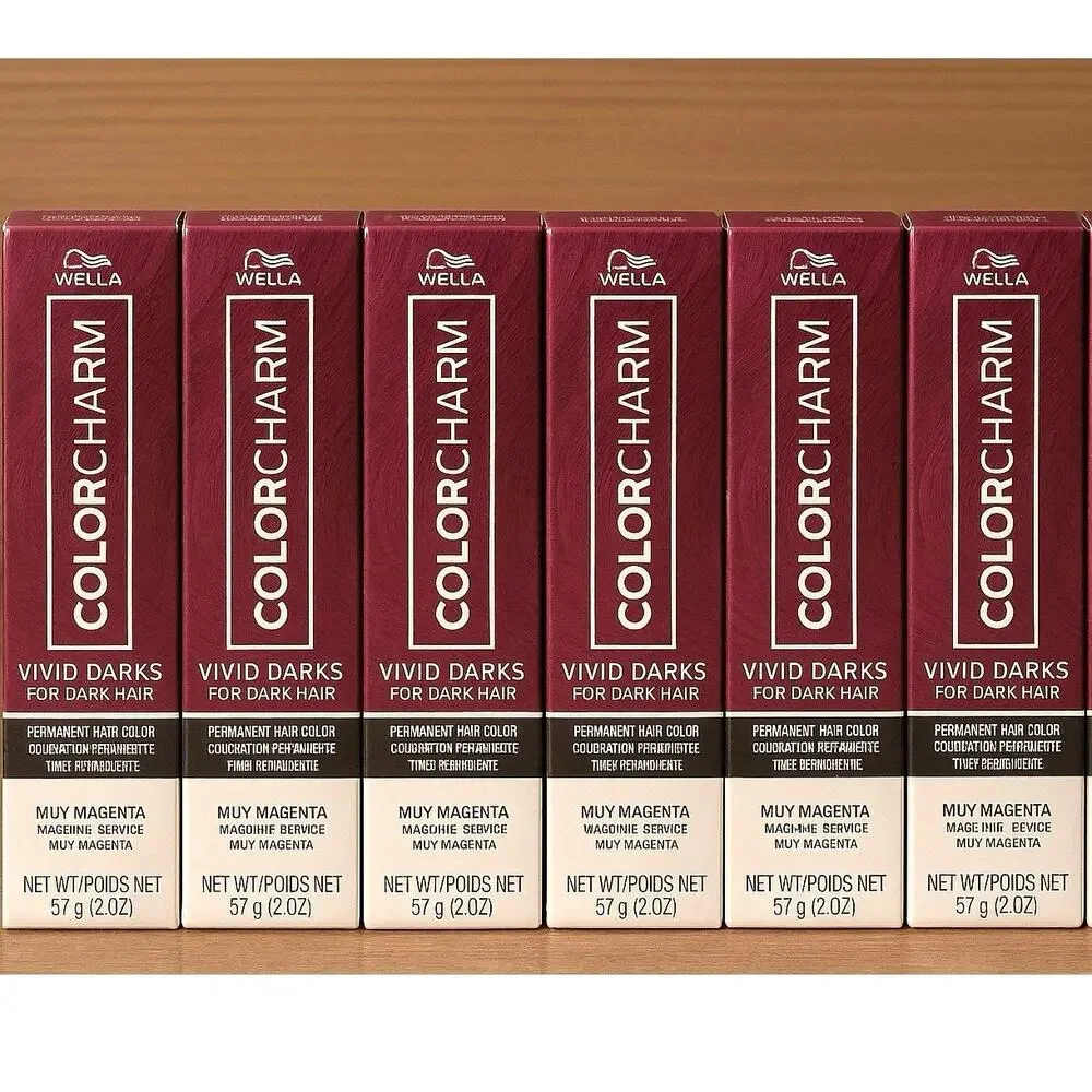 WELLA COLORCHARM VIVID‎ DARKS Permanent Cream Color Muy Magenta
